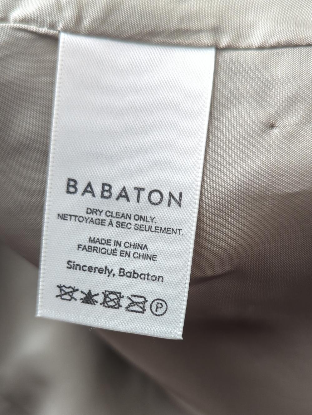 BABATON ATELIER Women’s Taupe Blazer Jacket - Picture 11 of 12